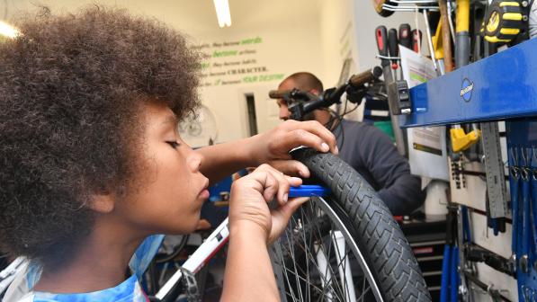 Bicycle repair and maintenance outlet